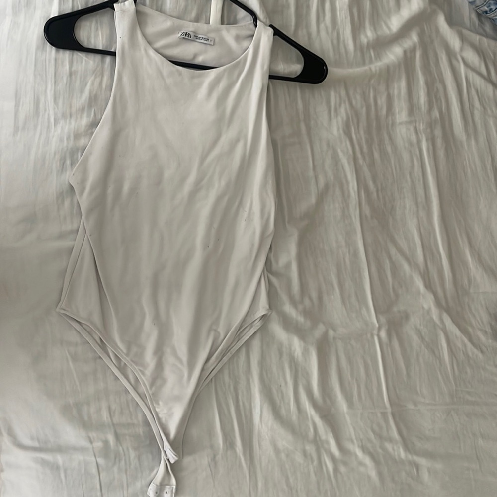 Zara white bodysuit